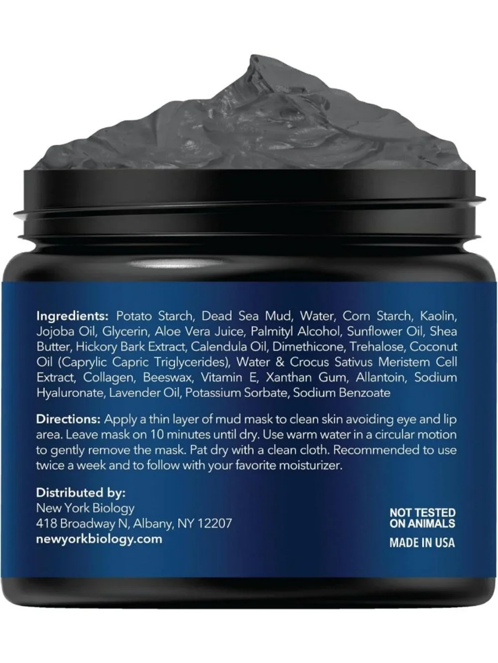 Revitalizing Dead Sea Mud Mask with Stem Cell & Collagen - 4 oz | Pore Refining